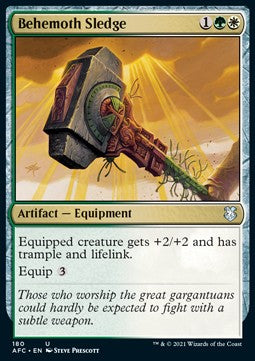Behemoth Sledge - Commander: Adventures in the Forgotten Realms (Uncommon) [AFC-180] Main image