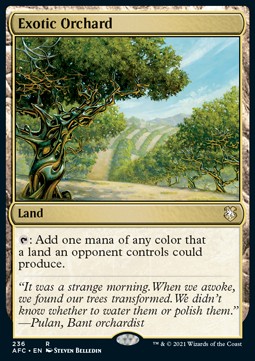 Exotic Orchard - Commander: Adventures in the Forgotten Realms (Rare) [AFC-236] Main image