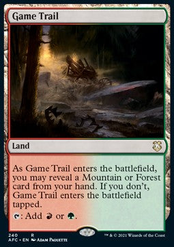 Game Trail - Commander: Adventures in the Forgotten Realms (Rare) [AFC-240] Main image