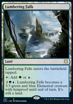 Lumbering Falls - Commander: Adventures in the Forgotten Realms (Rare) [AFC-247] Main image