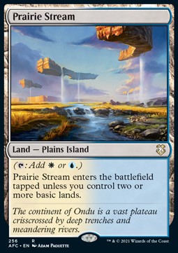 Prairie Stream - Commander: Adventures in the Forgotten Realms (Rare) [AFC-256] Hover Image