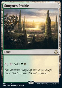 Sungrass Prairie - Commander: Adventures in the Forgotten Realms (Rare) [AFC-264] Main image