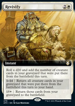 Revivify - Commander: Adventures in the Forgotten Realms: Extras (Rare) [XAFC-279] Main image