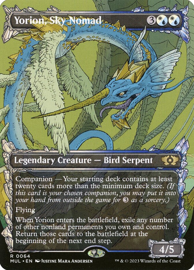 Magic-kaart Yorion, Sky Nomad MUL-64 uit Multiverse Legends (Rare) Image principale du produit