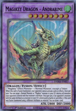 Magikey Dragon - Andrabime - Dawn of Majesty (Super Rare) [DAMA-037] Main image