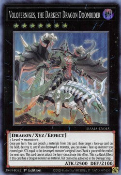 Voloferniges, the Darkest Dragon Doomrider - Dawn of Majesty (Super Rare) [DAMA-045] Hover Image