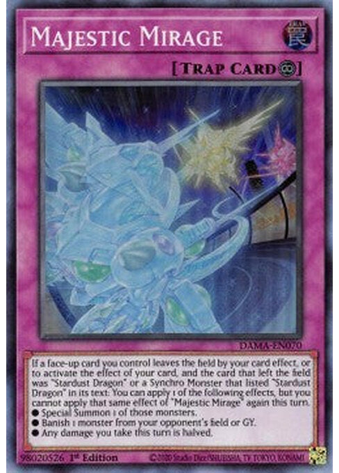 Majestic Mirage — Dawn of Majesty (DAMA-070) Yu-Gi-Oh! card Hoofdafbeelding