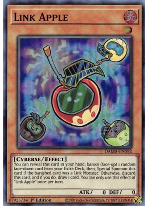 Link Apple — Dawn of Majesty (DAMA-092) Yu-Gi-Oh! card Hoofdafbeelding