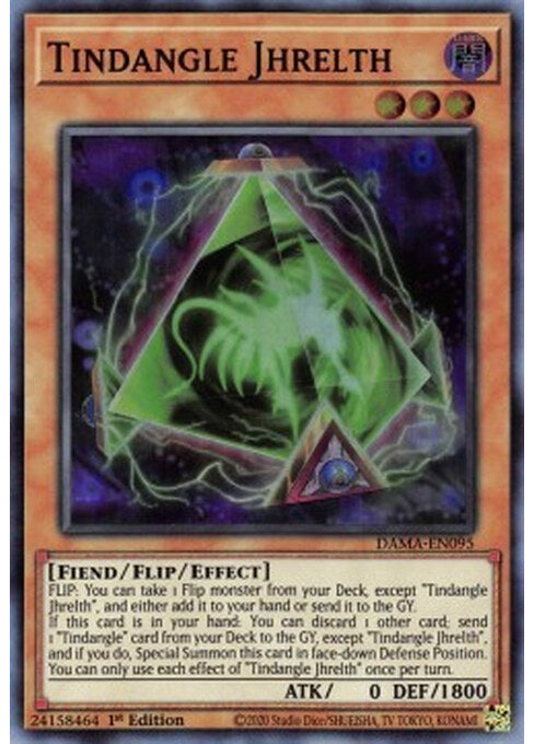 Tindangle Jhrelth — Dawn of Majesty (DAMA-095) Yu-Gi-Oh! card Hoofdafbeelding