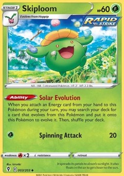 Skiploom - Evolving Skies (Uncommon) [EVS-003] Hover Image