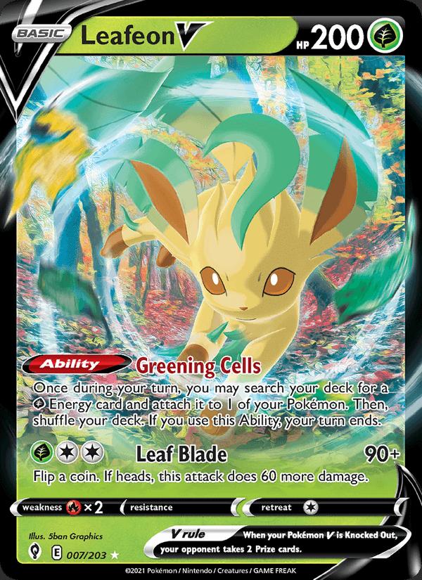 Leafeon V - Evolving Skies (Ultra Rare) [EVS-007] Main image