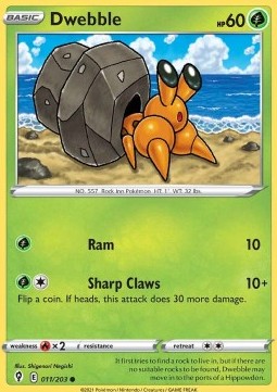 Dwebble - Evolving Skies (Common) [EVS-011] Hover Image