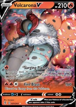 Volcarona V - Evolving Skies (Ultra Rare) [EVS-021] Immagine principale del prodotto