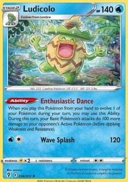 Ludicolo - Evolving Skies (Holo Rare) [EVS-034] Imagen principal del producto