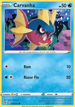 Carvanha - Evolving Skies (Common) [EVS-035] Hover Image