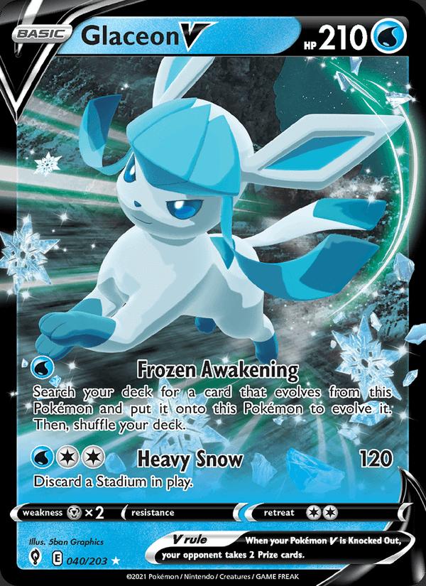 Glaceon V - Evolving Skies (Ultra Rare) [EVS-040] Hauptbild