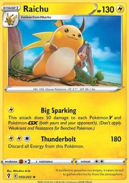 Raichu - Evolving Skies (Holo Rare) [EVS-050] Imagen principal del producto