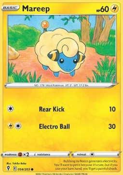 Mareep - Evolving Skies (Common) [EVS-054] Immagine principale del prodotto