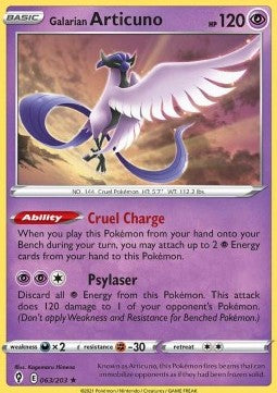 Galarian Articuno - Evolving Skies (Holo Rare) [EVS-063] Immagine principale del prodotto