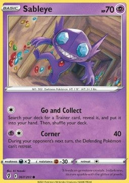 Sableye - Evolving Skies (Common) [EVS-067] Hover Image