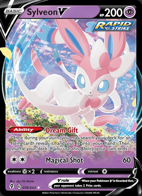 Sylveon V - Evolving Skies (Ultra Rare) [EVS-074] Imagen principal del producto