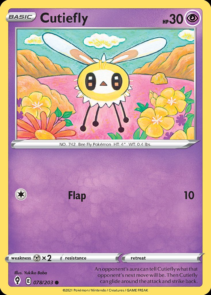 Cutiefly - Evolving Skies (Common) [EVS-078] Image principale du produit