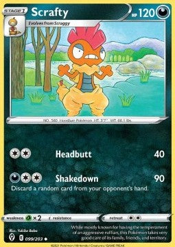 Scrafty - Evolving Skies (Uncommon) [EVS-099] Imagen principal del producto
