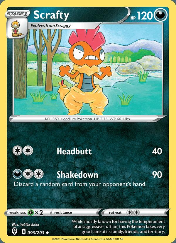 Scrafty - Evolving Skies (Uncommon) [EVS-099] Hoofdafbeelding
