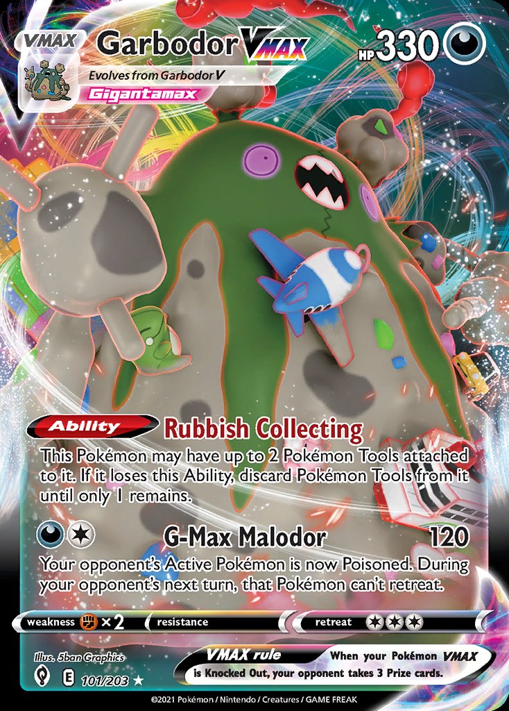 Garbodor VMAX - Evolving Skies (Ultra Rare) [EVS-101] Imagen principal del producto