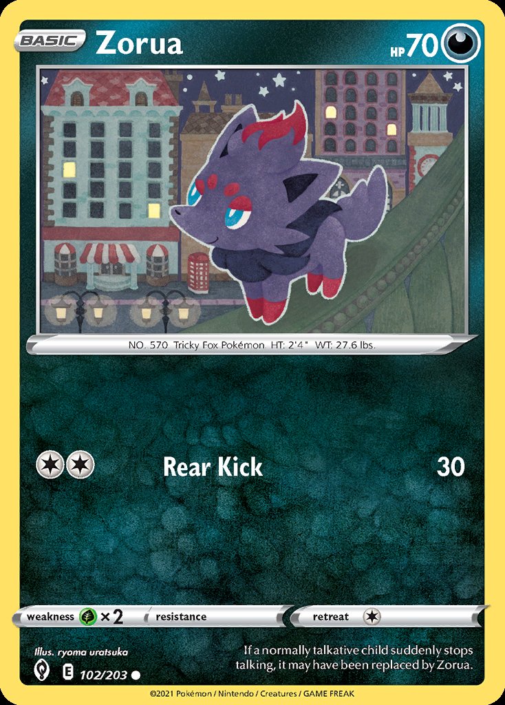 Zorua - Evolving Skies (Common) [EVS-102] Immagine principale del prodotto
