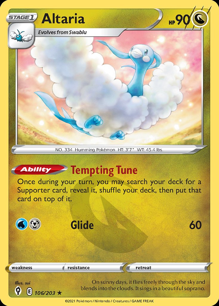 Altaria - Evolving Skies (Rare) [EVS-106] Hoofdafbeelding