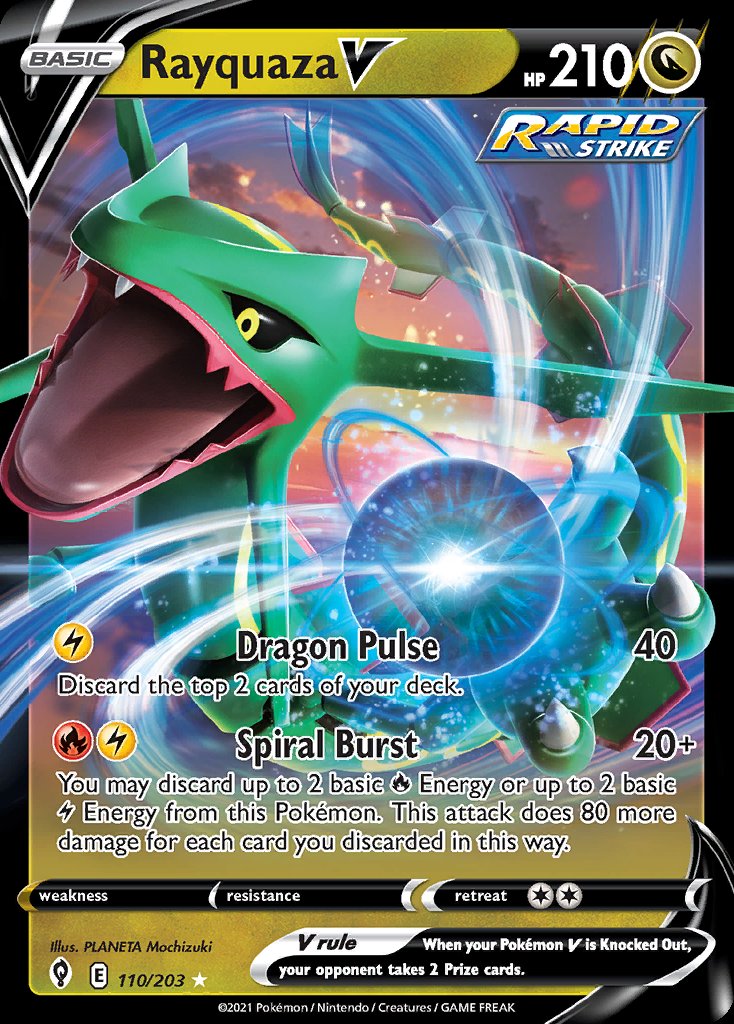 Rayquaza V - Evolving Skies (Ultra Rare) [EVS-110] Image principale du produit