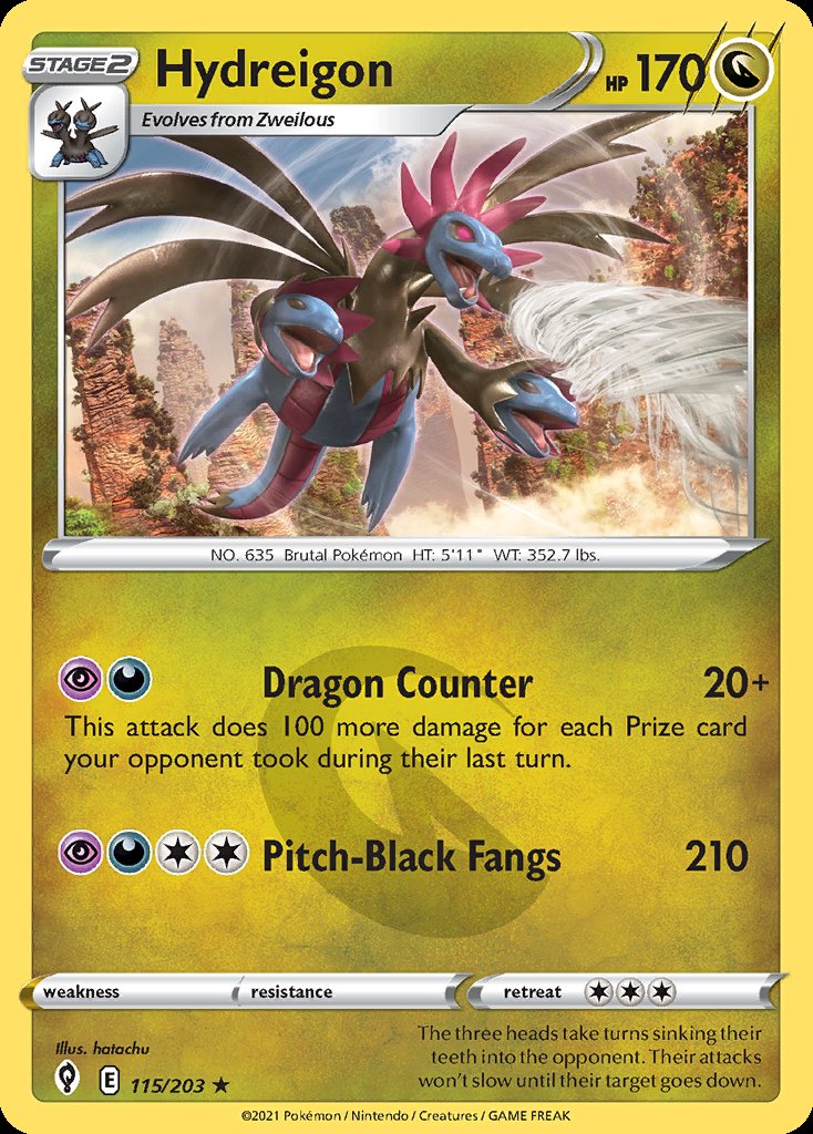 Hydreigon - Evolving Skies (Holo Rare) [EVS-115] Hoofdafbeelding