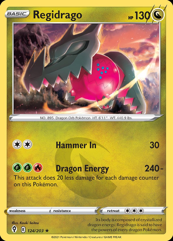 Regidrago - Evolving Skies (Holo Rare) [EVS-124] Hoofdafbeelding