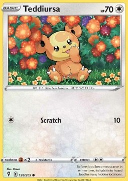 Teddiursa - Evolving Skies (Common) [EVS-126] Hover Image
