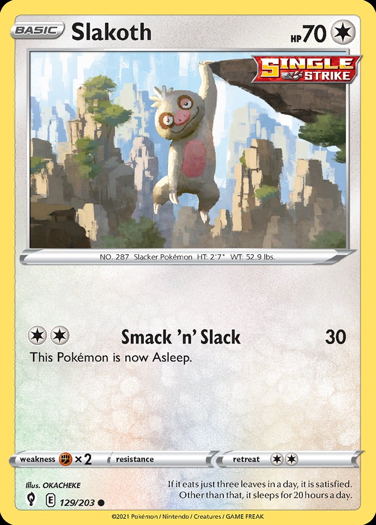 Slakoth - Evolving Skies (Common) [EVS-129] Immagine principale del prodotto