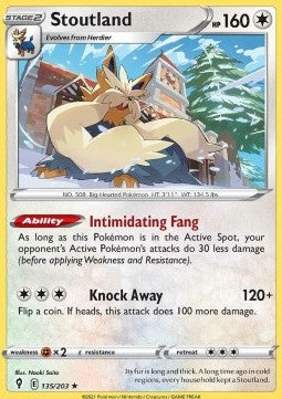 Stoutland - Evolving Skies (Rare) [EVS-135] Hover Image