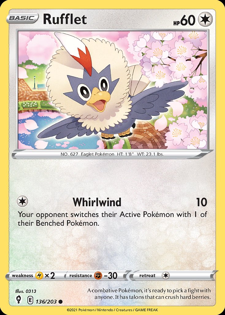 Rufflet - Evolving Skies (Common) [EVS-136] Immagine principale del prodotto