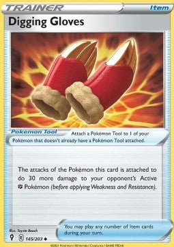 Digging Gloves - Evolving Skies (Uncommon) [EVS-145] Hover Image