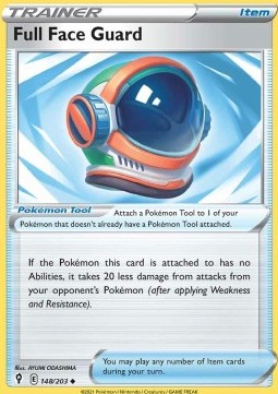 Full Face Guard - Evolving Skies (Uncommon) [EVS-148] Immagine principale del prodotto