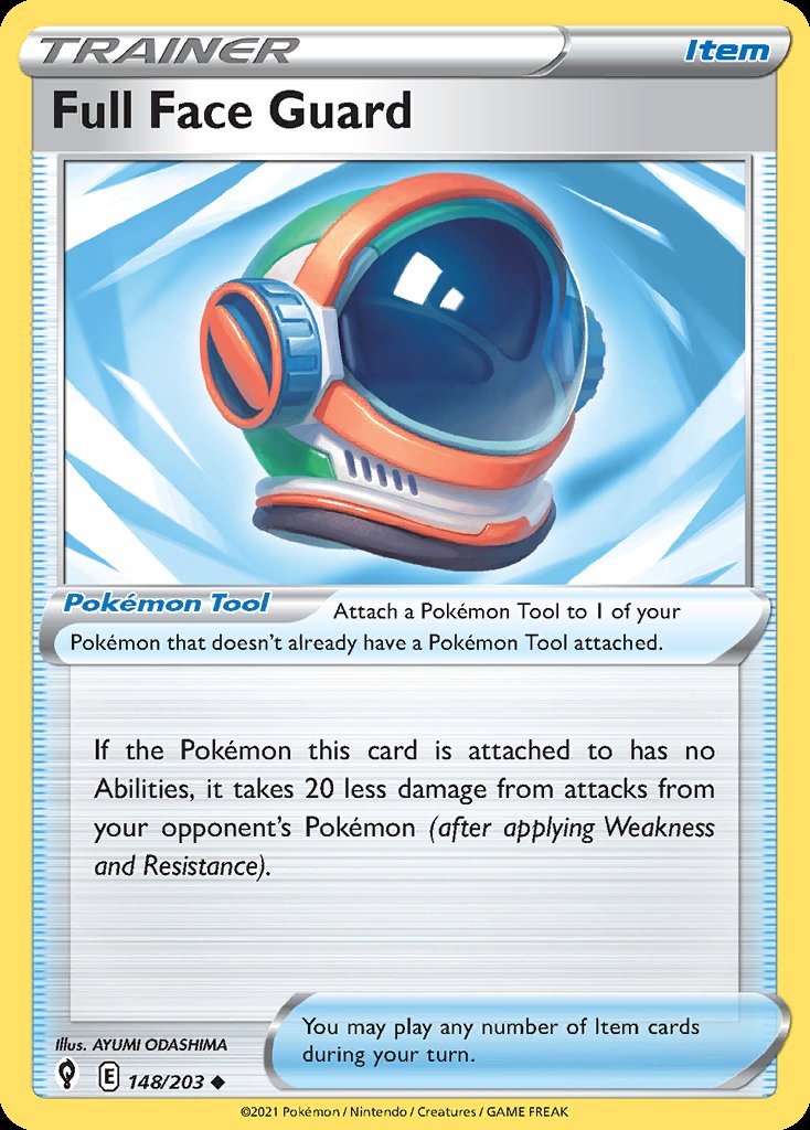 Full Face Guard - Evolving Skies (Uncommon) [EVS-148] Imagen principal del producto