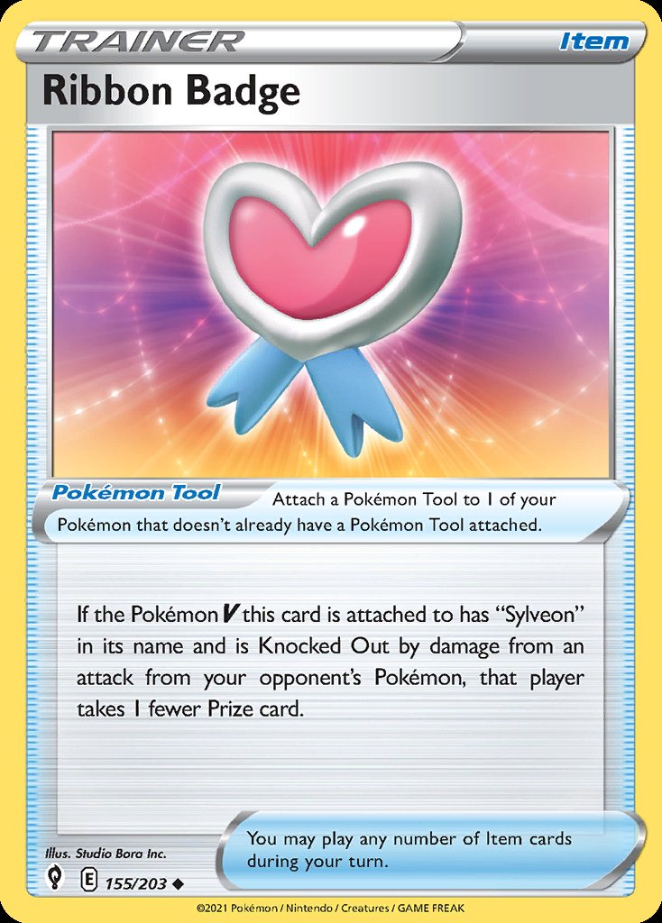 Ribbon Badge - Evolving Skies (Uncommon) [EVS-155] Immagine principale del prodotto