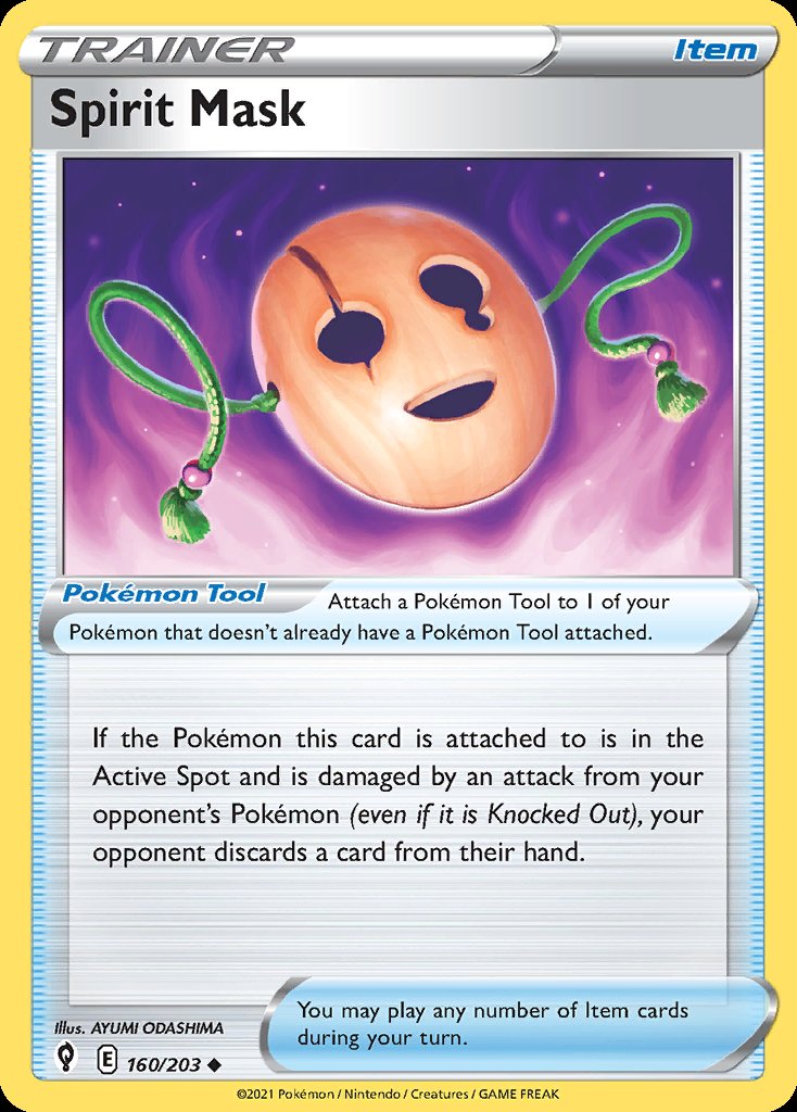 Spirit Mask - Evolving Skies (Uncommon) [EVS-160] Hoofdafbeelding