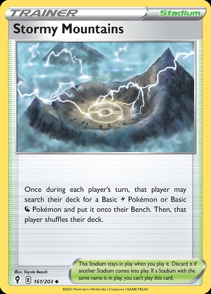 Stormy Mountains - Evolving Skies (Uncommon) [EVS-161] Immagine principale del prodotto