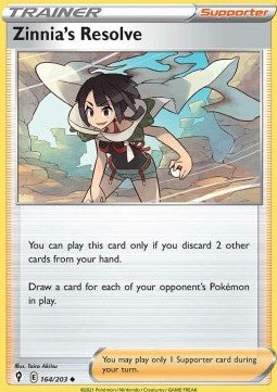 Zinnia's Resolve - Evolving Skies (Uncommon) [EVS-164] Immagine principale del prodotto