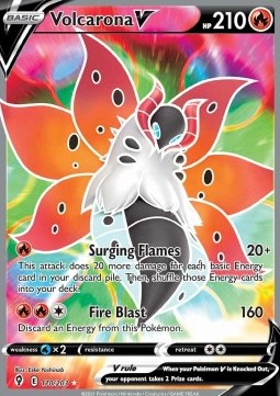 Volcarona V - Evolving Skies (Ultra Rare) [EVS-170] Imagen principal del producto
