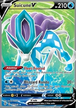 Suicune V - Evolving Skies (Ultra Rare) [EVS-173] Immagine principale del prodotto