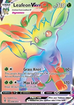 Leafeon VMAX - Evolving Skies (Secret Rare) [EVS-204] Immagine principale del prodotto