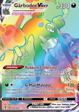 Garbodor VMAX - Evolving Skies (Secret Rare) [EVS-216] Imagen principal del producto