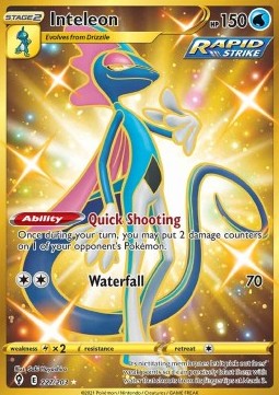 Inteleon - Evolving Skies (Secret Rare) [EVS-227] Hover Image